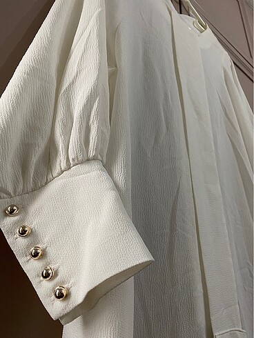 Beyaz tunik - Görsel 5