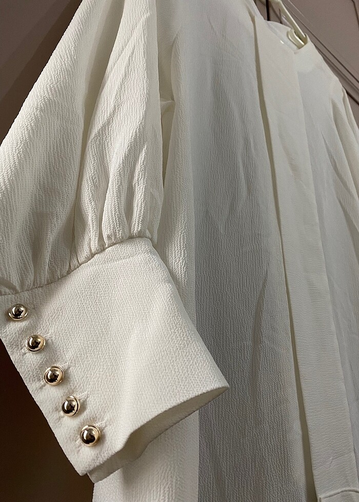 Beyaz tunik - Görsel 5