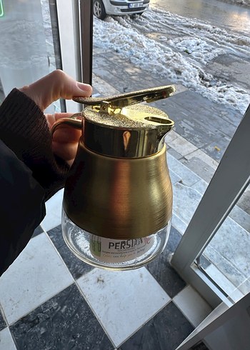 Parlak Altın Renkli PERSIAN Demlik - Görsel 2