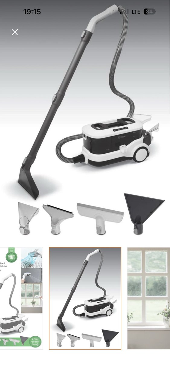Okiwi 800W Beyaz Vakumlu Temizleyici - Görsel 2