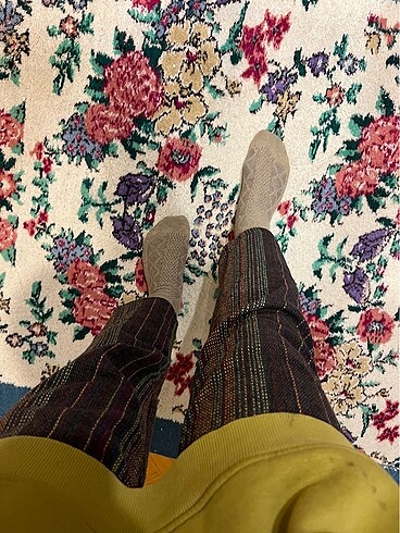 Vintage Love kışlık kaşe pantalon