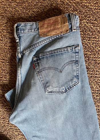Levis 501 Acik Mavi Denim Jean Erkek