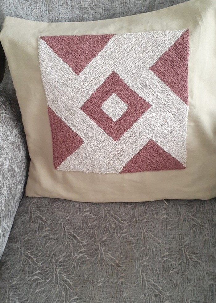 Panç islemeli kırlent - Görsel 4