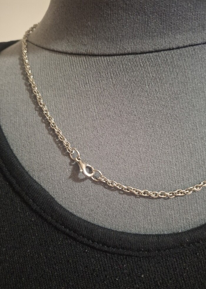 Vintage  mavi gerdanlık - Görsel 4