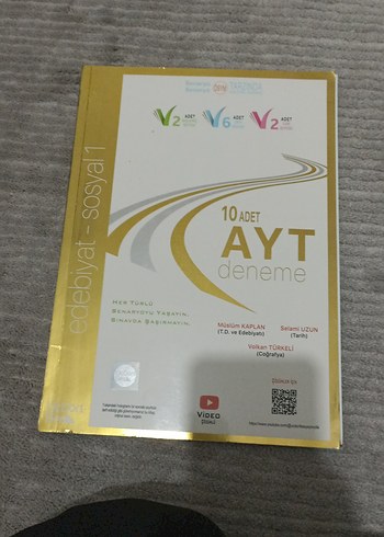 10 ADET AYT Deneme Sınavları Kitabı