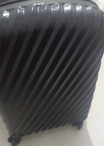 Diğer Diger Siyah Zebra Desenli Erkek Valiz