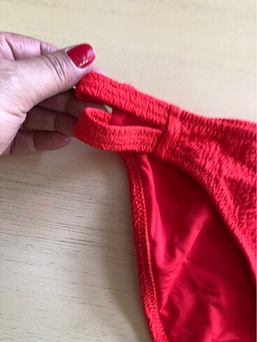 38 Beden Penti Bikini altı kırmızı/nar çiçeği rengi