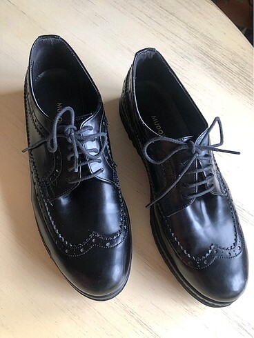 Mudo Siyah Deri Loafer/Ayakkabı