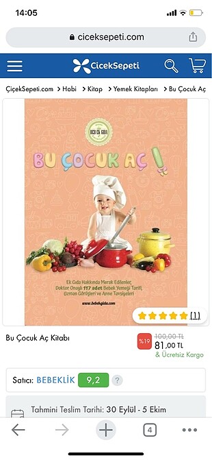 Bebek ek gıda kitabı