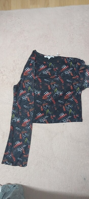 Koton Kolları tüllü crop