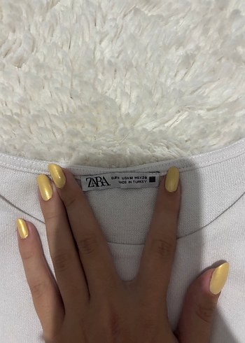 Zara Zara beyaz crop body badi