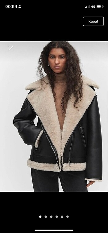 Mango biker ceket