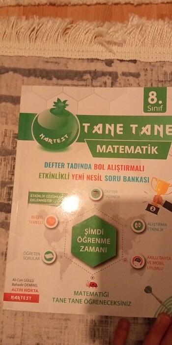 8. Sınıf nartest yeşil seri matematik test kitabı 