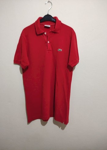 Kırmızı Erkek Polo Yaka Tişört - Görsel 2