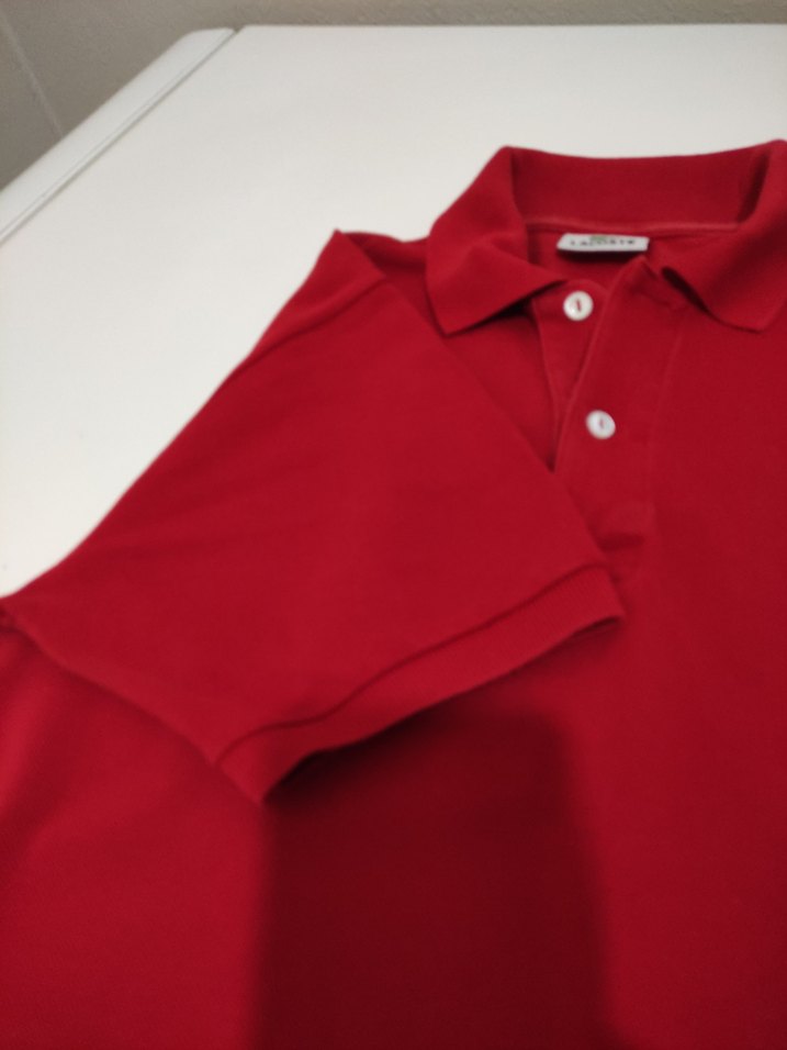 Kırmızı Erkek Polo Yaka Tişört - Görsel 5