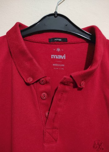 Orjinal Kırmızı Polo Yaka Kısa Kollu Erkek Tişört - Görsel 5