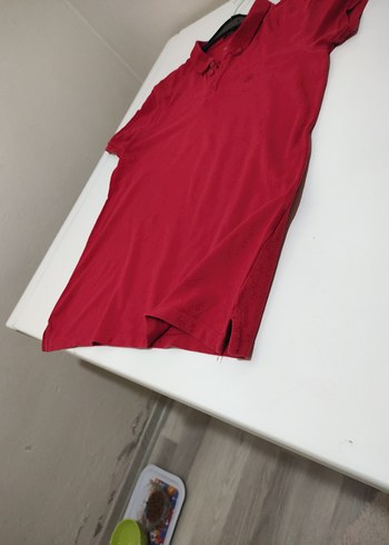 Orjinal Kırmızı Polo Yaka Kısa Kollu Erkek Tişört - Görsel 7