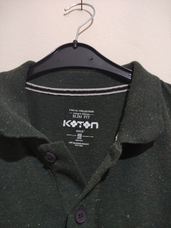 yeşil  Regular Fit Kısa Kollu Polo Tişört - Görsel 2