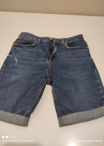 River Island Mavi Denim Sort Rahat Ve Sik Yazlik