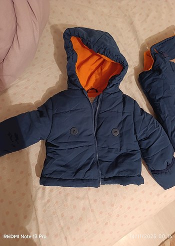 Lacivert Fermuarlı Bebek Tulumu - Görsel 7