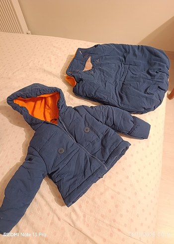 Lacivert Fermuarlı Bebek Tulumu - Görsel 5