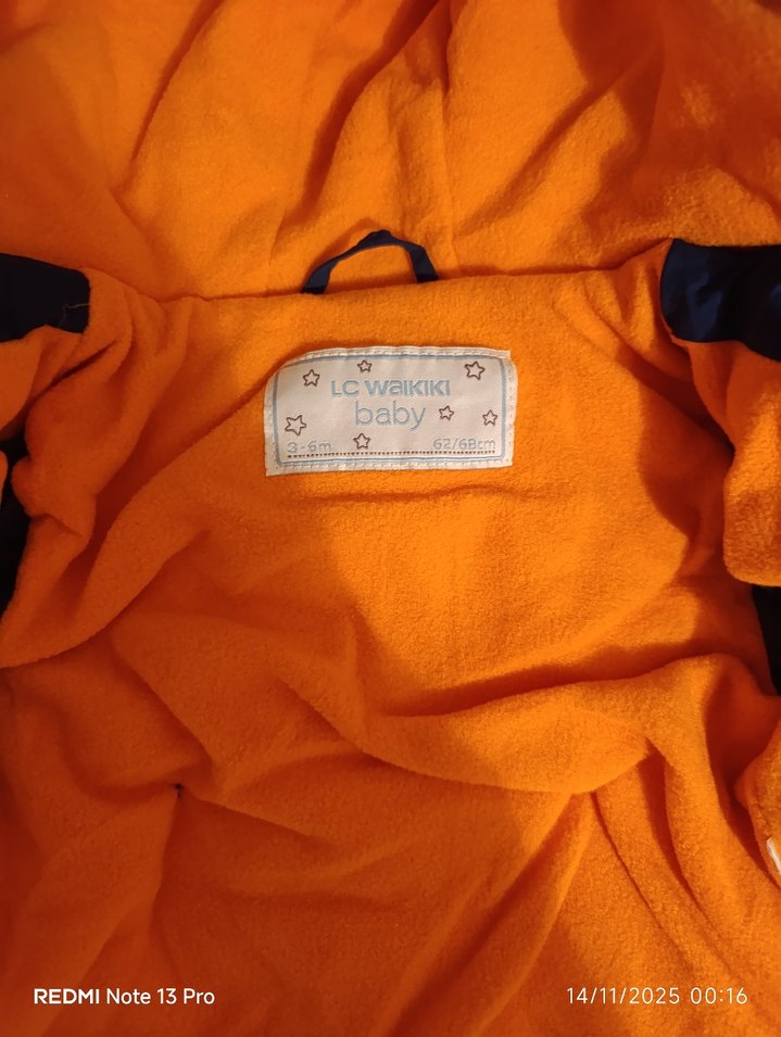 Lacivert Fermuarlı Bebek Tulumu - Görsel 3