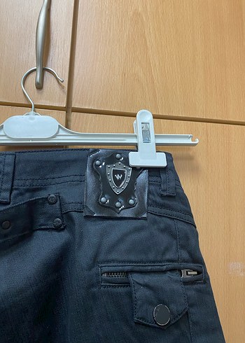 Siyah Fermuarlı Kadın Kot Pantolon - Görsel 8