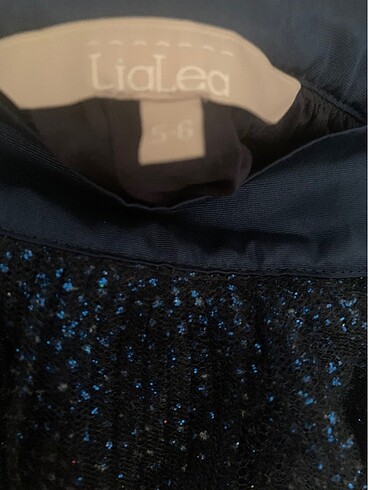 BG Store Lia Lea lacivert tül etek 5-6 yaş