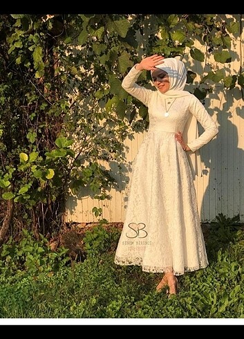 Güpürlü Elbise, Nikah veya özel gün Elbisesi, 