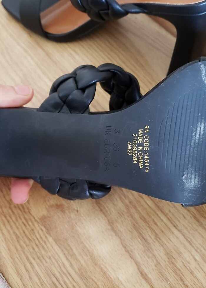 Primark topuklu terlik - Görsel 2