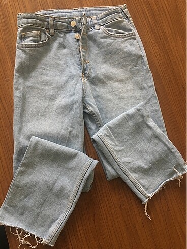 Mavi yüksek bel jean