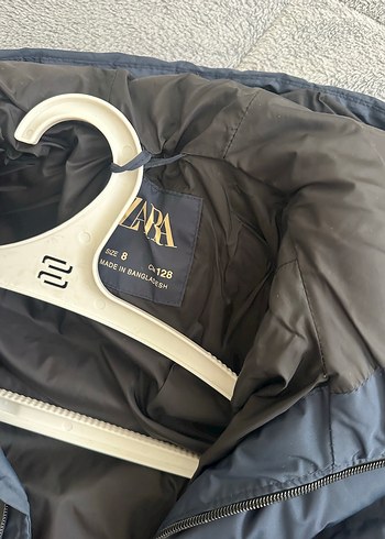 Zara Erkek Çocuk lacivert Fermuarlı Street Wear Mont