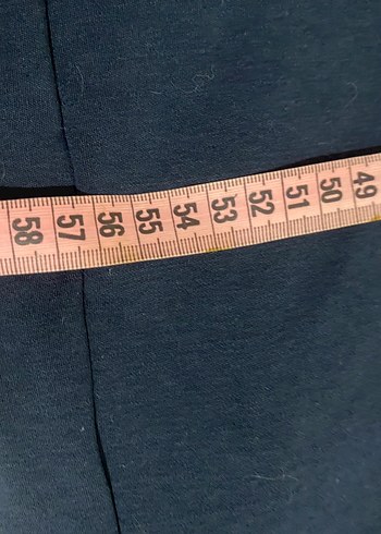 Lacivert Keten Tişörtü, Kısa Kollu - Görsel 3