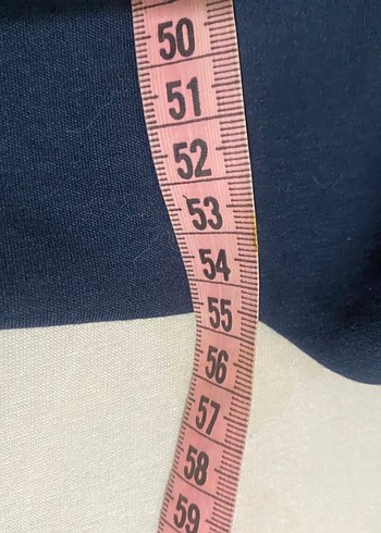 Lacivert Keten Tişörtü, Kısa Kollu - Görsel 4