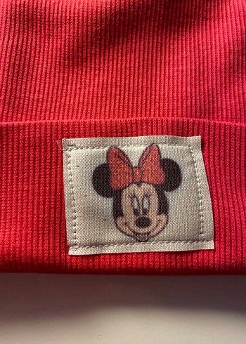 LC Waikiki Kırmızı Minnie Mouse Çocuk Bere