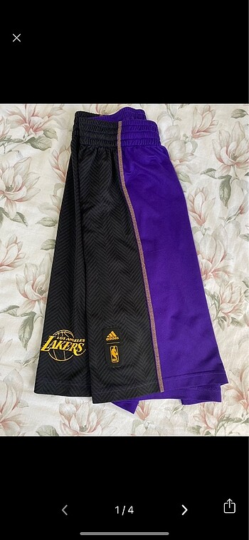 Adidas Lakers basketbol spor şortu orjinal