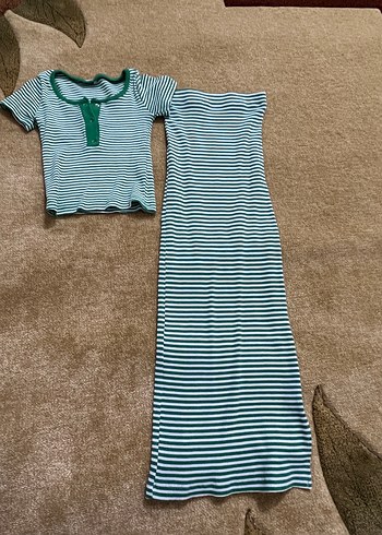 Beyaz Keten Mini Straplez Bluz - Görsel 6