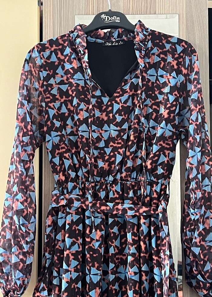 Şifon elbise - Görsel 2