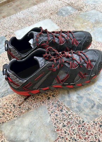 Merrell Kırmızı Gri Erkek Outdoor Ayakkabı - Görsel 3