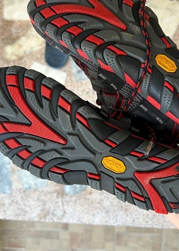 Merrell Kırmızı Gri Erkek Outdoor Ayakkabı - Görsel 4