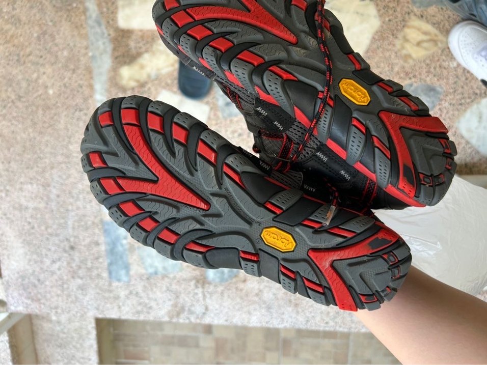 Merrell Kırmızı Gri Erkek Outdoor Ayakkabı - Görsel 4