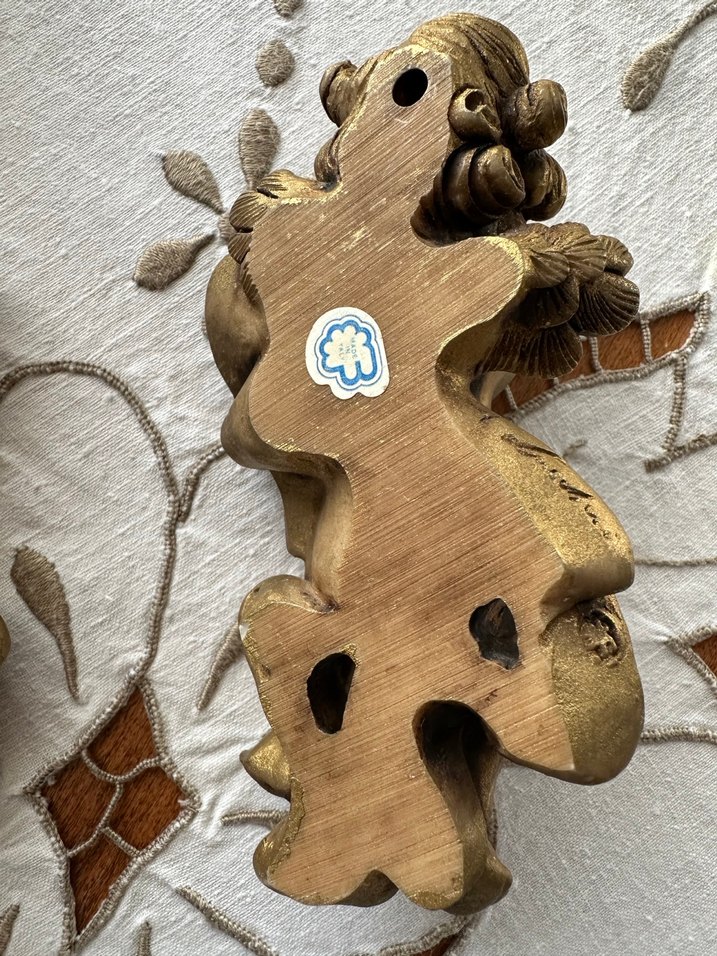 Parlak Altın Melek Figürleri - Görsel 3