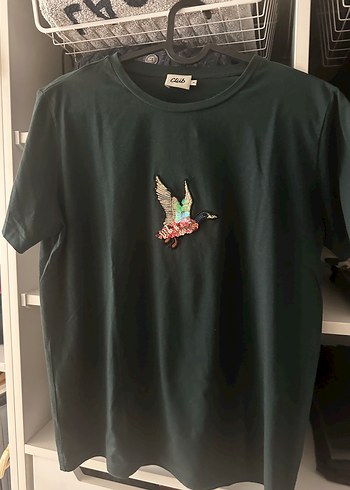 Renkli İşlemeli Boncuklu Kadın tişört - Görsel 3