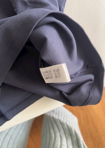 Gri Kadın Basic Tişört, Yuvarlak Yaka, Kısa Kollu - Görsel 4