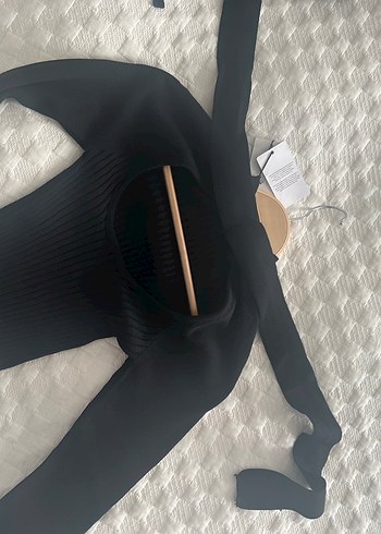 Siyah Yarım Balıkçı Yaka Kadın Kazak - Görsel 2