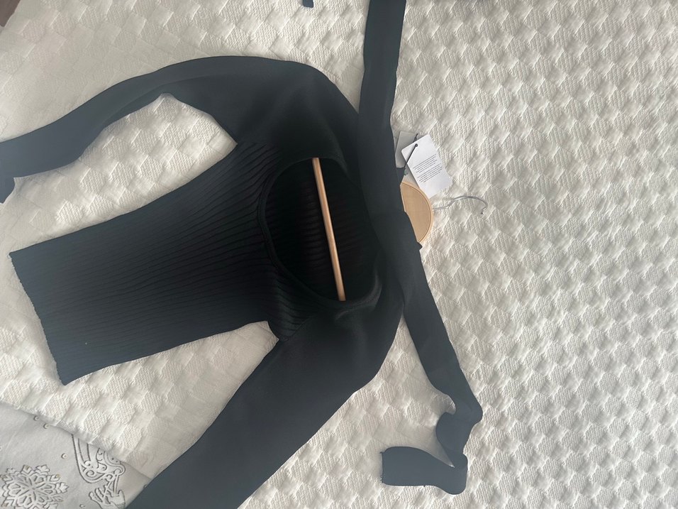 Siyah Yarım Balıkçı Yaka Kadın Kazak - Görsel 2