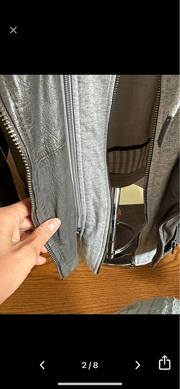 Gercek deri ceket - Görsel 6