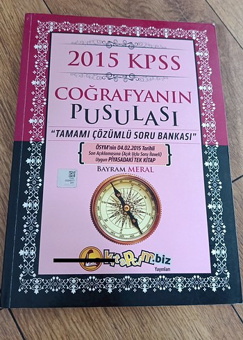2015 KPSS Coğrafya Soru Bankası Tam Çözümlü
