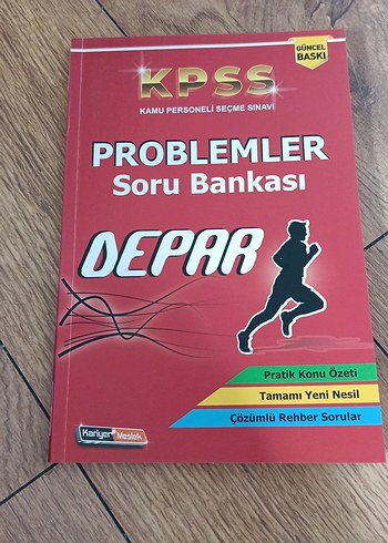 KPSS Problemler Soru Bankası Depar