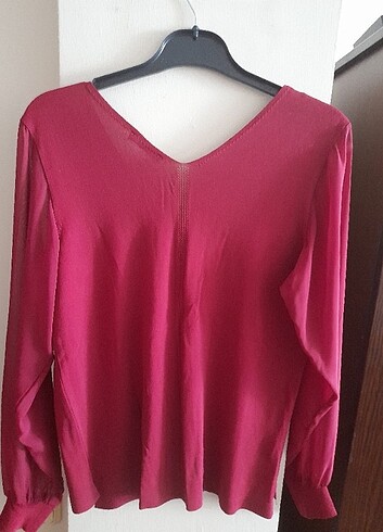 BORDO KADIN BLUZ - Görsel 3